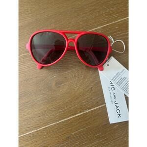 NWT Janie and Jack Boys red Aviator sunglasses 4 and up
